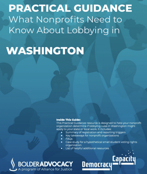 Practical Guidance: What Nonprofits Need To Know About Lobbying In ...