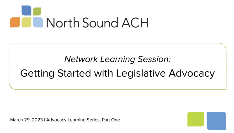 Network Learning Session: Getting Started With Legislative Advocacy ...