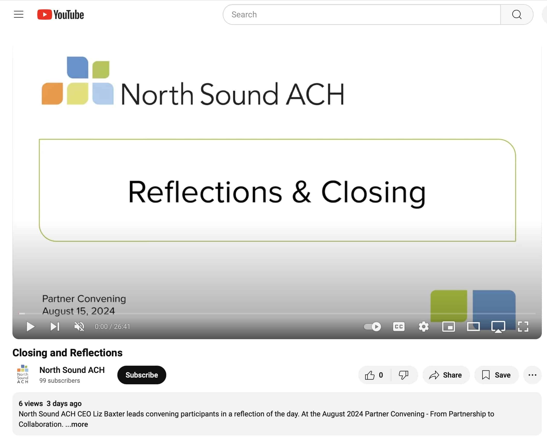 The Sound of a Closing Window