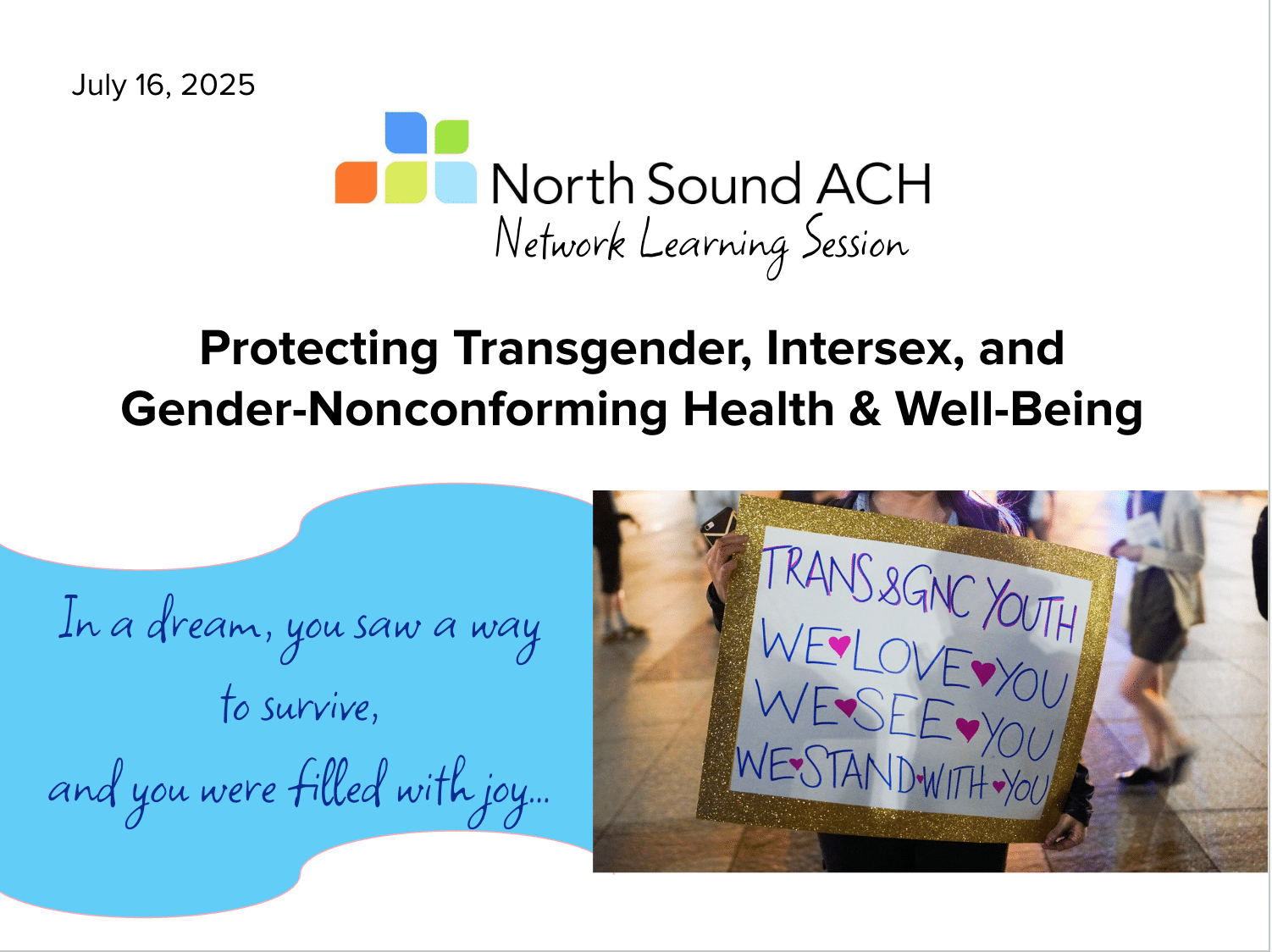 Transgender, Nonbinary, Intersex, and Gender Nonconforming Health and ...