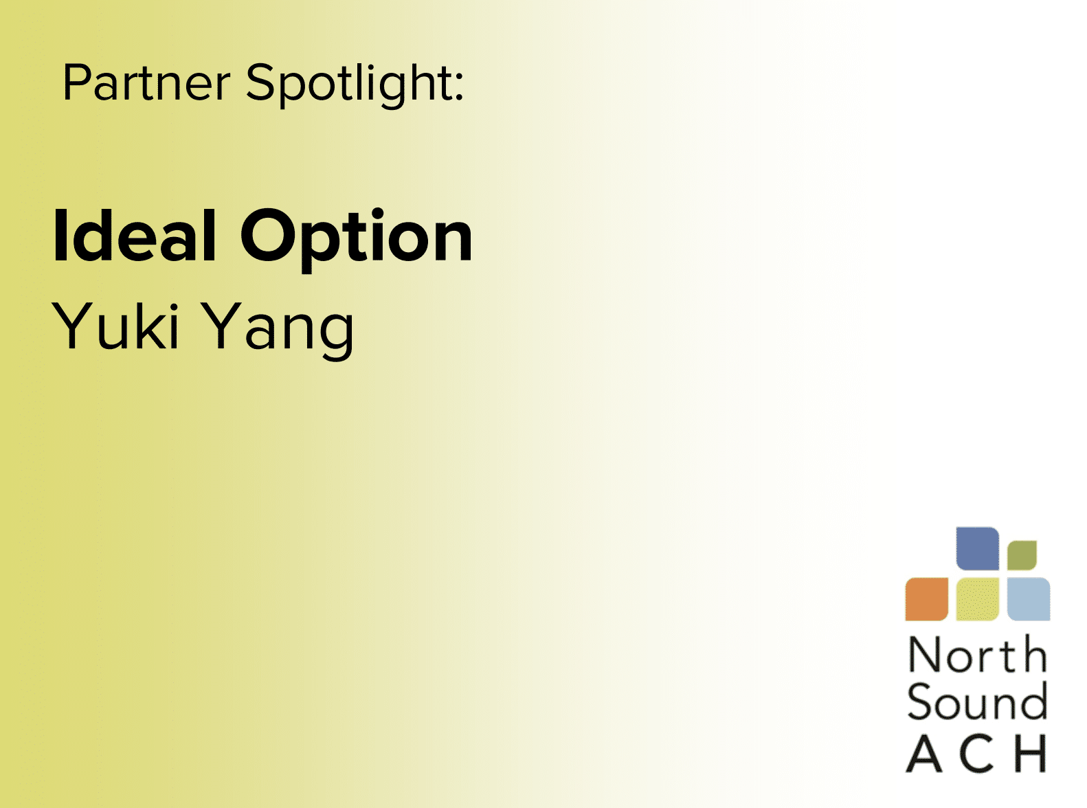 Ideal Option Yuki Yang Partner Spotlight